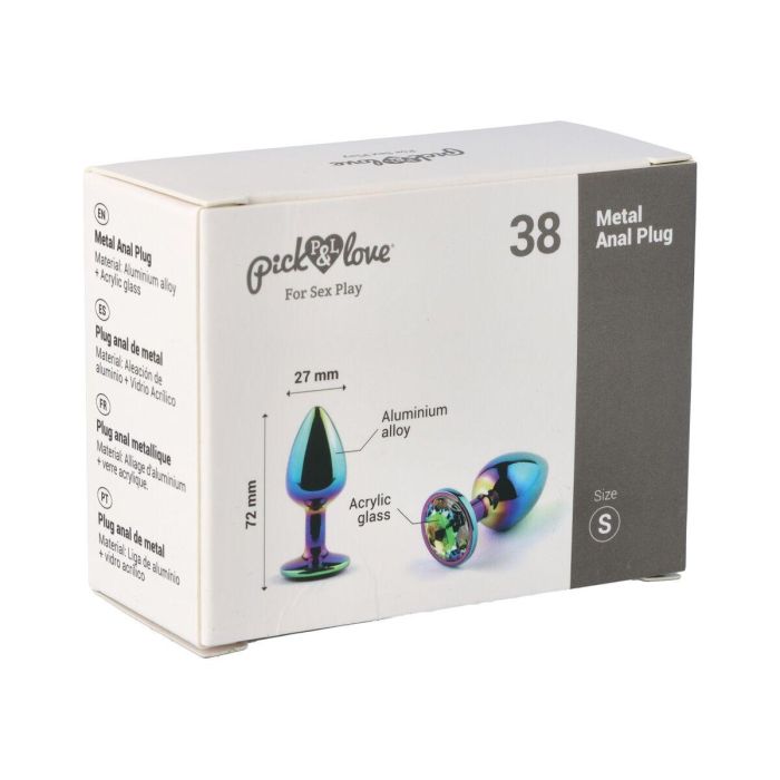 Plug Anal Pick&Love Nº 38 Multicolor (7,6 cm) 3 Plug Anal Pick&Love Nº 38 Multicolor (7,6 cm) 3