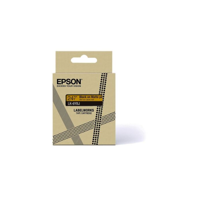 Cinta Matricial Original Epson C53S672076 Blanco Negro/Amarillo