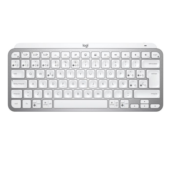 Logitech MX Keys Mini Teclado Inalámbrico Gris Pálido - Teclas Esféricas Cóncavas, Retroiluminación Inteligente, Bluetooth 37