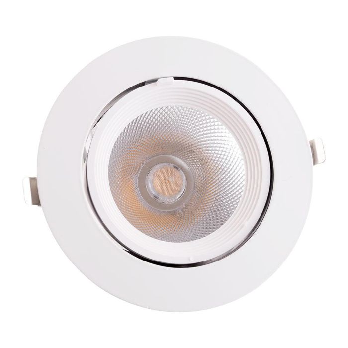 Foco Downlight LED 35W 5250Lm 4000ºK Circular Orientable 40.000H [HO-COB-C-OR-35W-W] 1