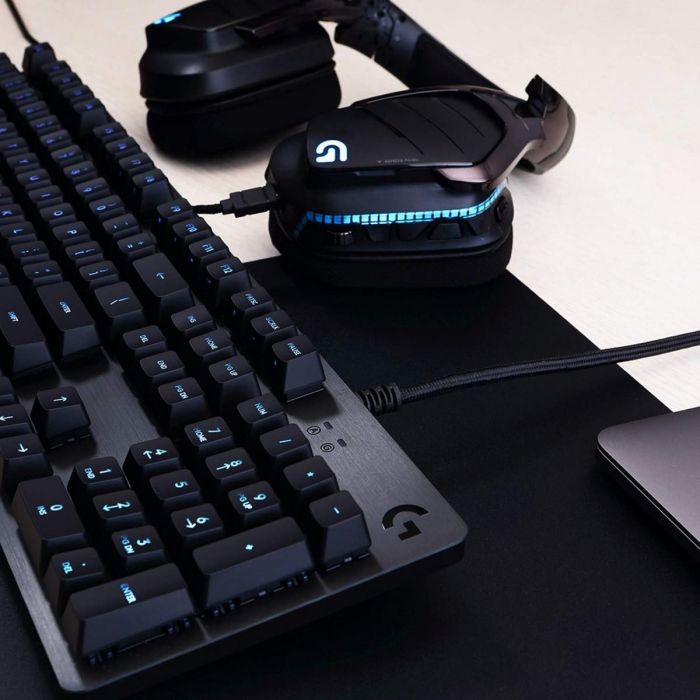 Logitech G G513 Teclado Gaming Mecánico RGB LIGHTSYNC con Interruptores GX Brown, Reposamanos de Espuma Viscoelástica, Carbono 7 Logitech G G513 Teclado Gaming Mecánico RGB LIGHTSYNC con Interruptores GX Brown, Reposamanos de Espuma Viscoelástica, Carbono 7