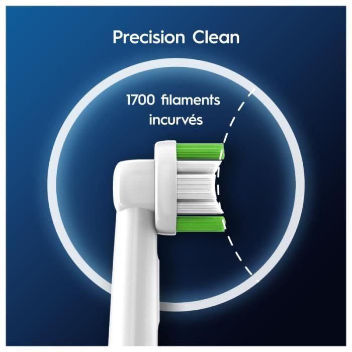 Cabezales de cepillo de dientes Oral-B Pro Precision Clean, paquete de 3 unidades 2 Cabezales de cepillo de dientes Oral-B Pro Precision Clean, paquete de 3 unidades 2