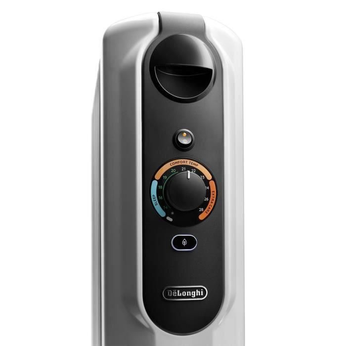 Radiador de aceite - DELONGHI - 1500 W - Hasta 45 m² - Móvil - Función antihielo - Gris 5 Radiador de aceite - DELONGHI - 1500 W - Hasta 45 m² - Móvil - Función antihielo - Gris 5