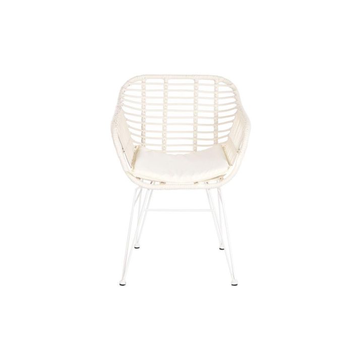 Silla Terraza Y Jardin DKD Home Decor Blanco 57.5 x 82 x 56 cm Set de 3 6 Silla Terraza Y Jardin DKD Home Decor Blanco 57.5 x 82 x 56 cm Set de 3 6