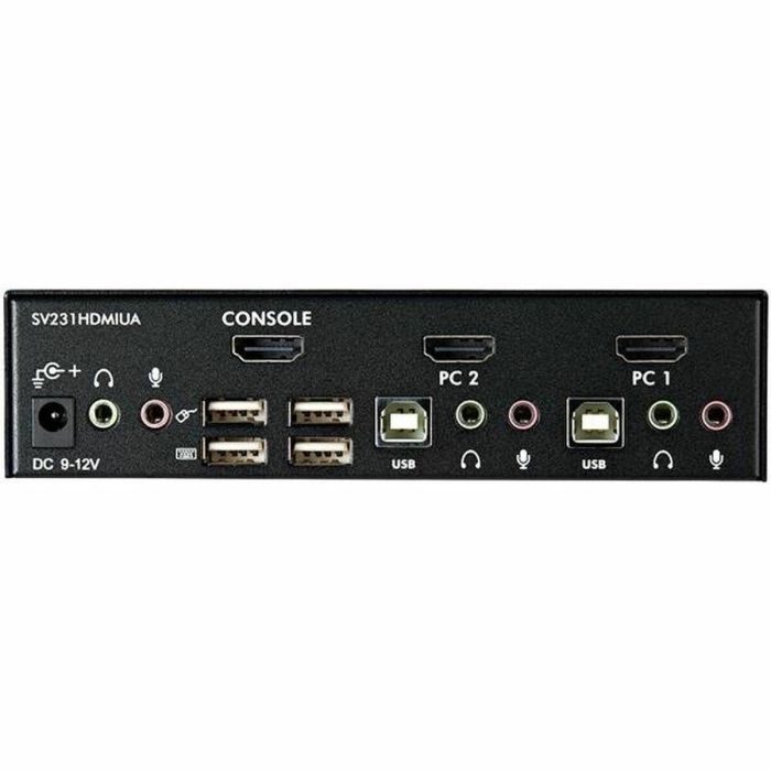 Switch KVM Startech SV231HDMIUA FHD HDMI USB Negro 2 Switch KVM Startech SV231HDMIUA FHD HDMI USB Negro 2