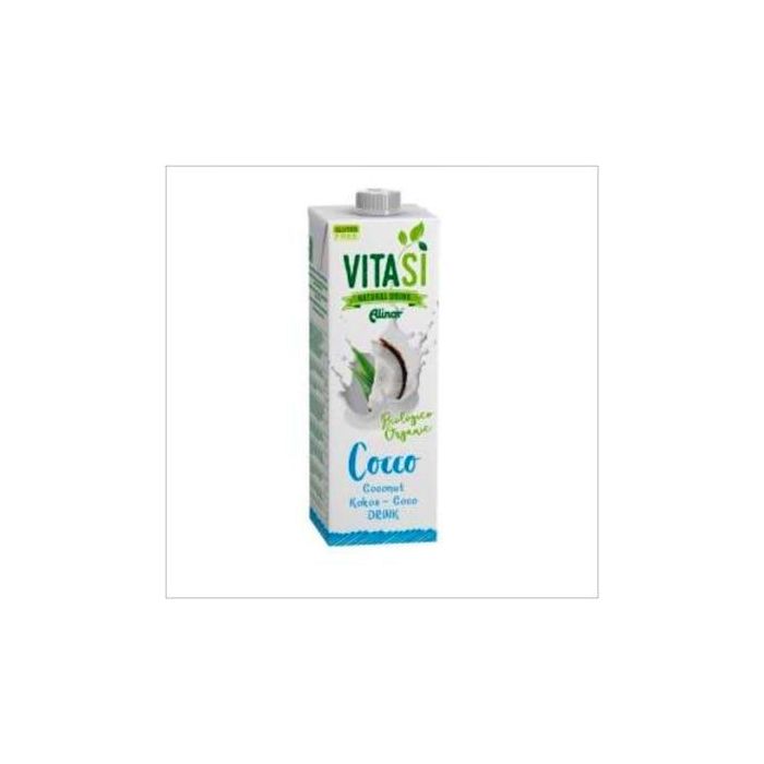 VITASI Bebida Vegetal de Coco 1L Bio Sin Gluten con Proteínas de Guisantes