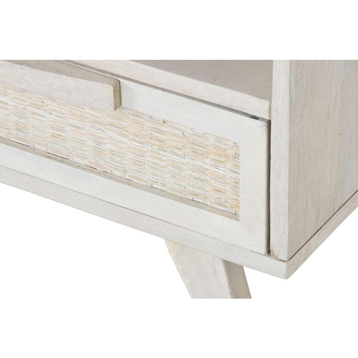 Mesita De Noche Romantico DKD Home Decor Blanco Roto 35 x 45 x 55 cm 5 Mesita De Noche Romantico DKD Home Decor Blanco Roto 35 x 45 x 55 cm 5