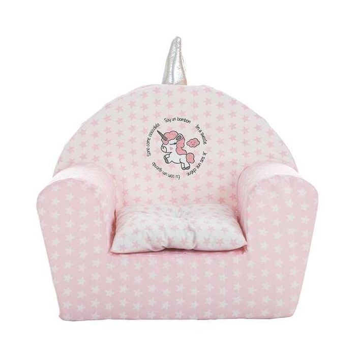 Sillón unicornio 44x34x53 cm. Sillón unicornio 44x34x53 cm.