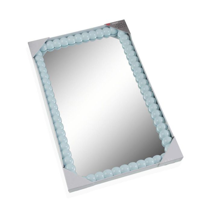 Espejo de pared Versa Azul 3,8 x 76 x 45,5 cm 1