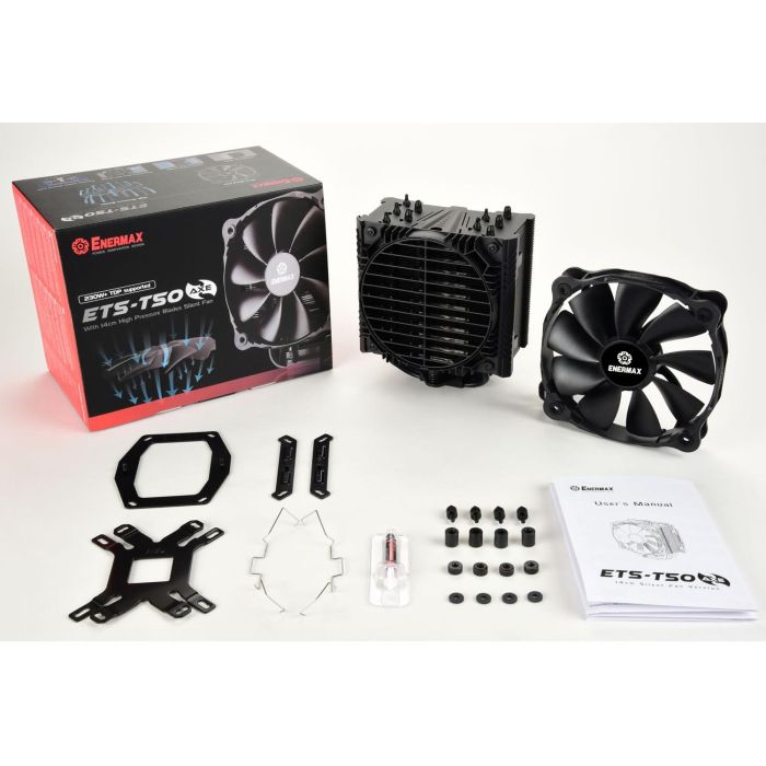 Enermax ETS-T50A-FSS Ventilador Disipador CPU Gaming Alto Rendimiento Silencioso 230W TDP Compatible Intel AMD 8 Enermax ETS-T50A-FSS Ventilador Disipador CPU Gaming Alto Rendimiento Silencioso 230W TDP Compatible Intel AMD 8