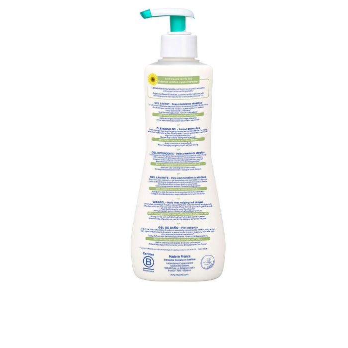 Mustela Stelatopia Gel Baño 500 mL para Piel Seca y Atópica, Limpieza Suave