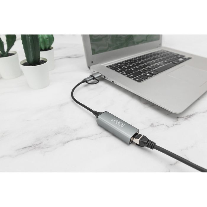 USB-C Adapter DIGITUS USB3.0/USB C 3.1 > 2.5G Ethernet 4 USB-C Adapter DIGITUS USB3.0/USB C 3.1 > 2.5G Ethernet 4