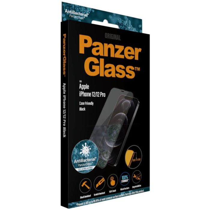 PanzerGlass Protector de Pantalla E2E Antibacteriano para iPhone 12 / 12 Pro 3 PanzerGlass Protector de Pantalla E2E Antibacteriano para iPhone 12 / 12 Pro 3