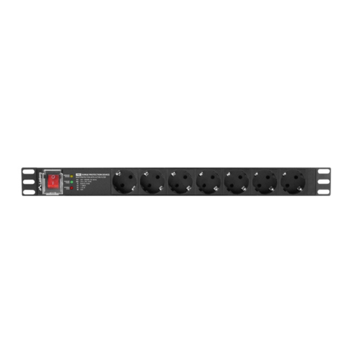 Regleta Lanberg 1 Unidad 16A 7X Schuko Regleta Lanberg 1 Unidad 16A 7X Schuko