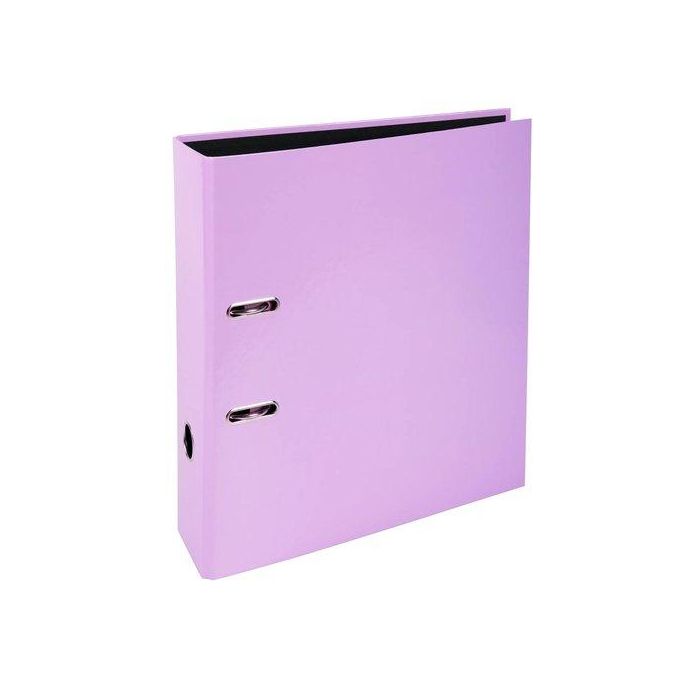 Archivador Palanca Exacompta Prem Touch Aquarel Carton Forrado Rado A4 80Mm Malva