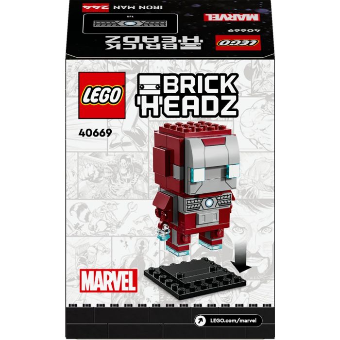 Juego de Construcción Lego BRICKHEADZ 40669 Iron Man 2 Juego de Construcción Lego BRICKHEADZ 40669 Iron Man 2