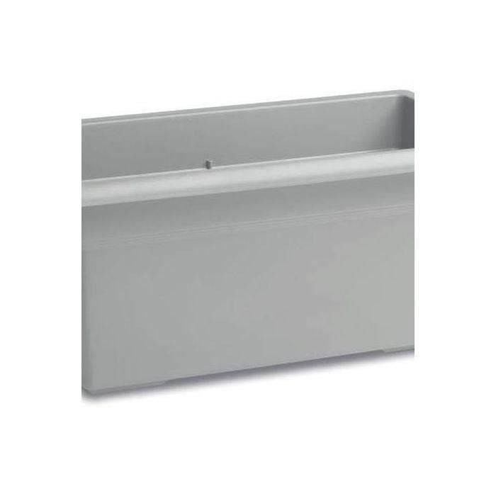 Bin de flores rectangular de Mediterraneo - 60L - 80 cm - PMMASTICS - Stone Grey 1