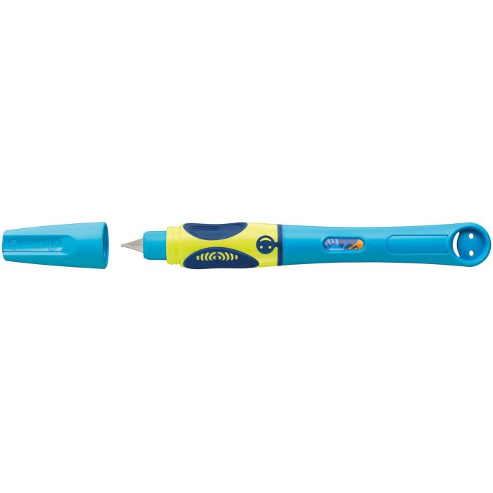Pelikan Füllhalter griffix P2NBL NeonFreshBlue Links. Faltschachtel 2 Pelikan Füllhalter griffix P2NBL NeonFreshBlue Links. Faltschachtel 2
