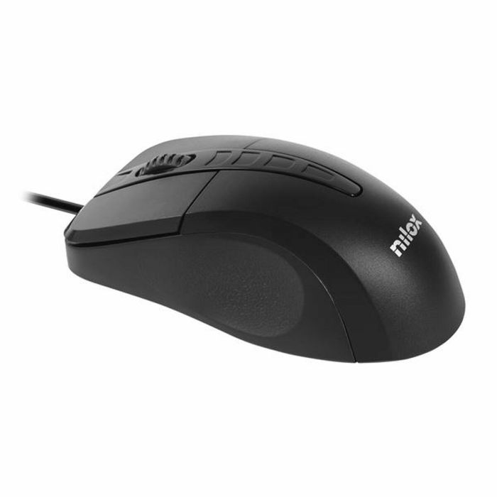 Ratón Óptico Nilox MOUSB1001 1000 DPI Negro 4 Ratón Óptico Nilox MOUSB1001 1000 DPI Negro 4