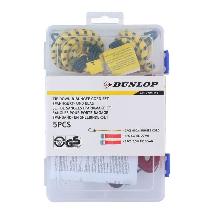 Dunlop Set de pulpos para coches 5 piezas - Incluye correas y cables elásticos 1 Dunlop Set de pulpos para coches 5 piezas - Incluye correas y cables elásticos 1