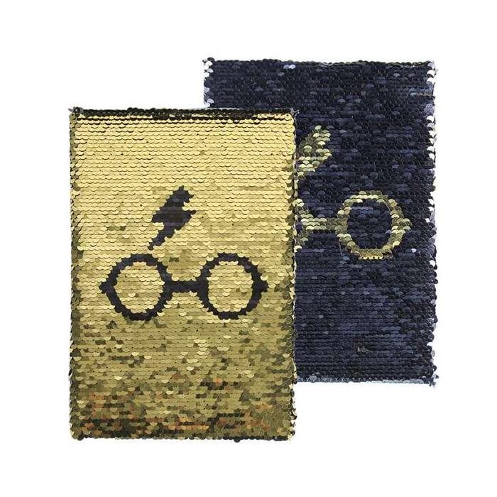 Cuaderno premium lentejuelas harry potter 16 Cuaderno premium lentejuelas harry potter 16