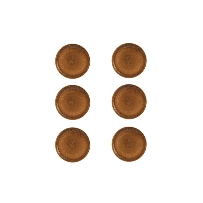 Spiral/Rustic Plato Llano 20 Cm (6 Unidades) 2 Spiral/Rustic Plato Llano 20 Cm (6 Unidades) 2