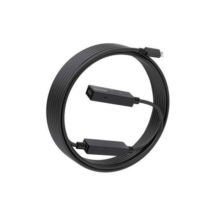 AISENS - CABLE USB 3.2 Gen1x1 PROLONGADOR CON AMPLIFICADOR, USB-C/M-USB-C/H, NEGRO, 10M 1 AISENS - CABLE USB 3.2 Gen1x1 PROLONGADOR CON AMPLIFICADOR, USB-C/M-USB-C/H, NEGRO, 10M 1