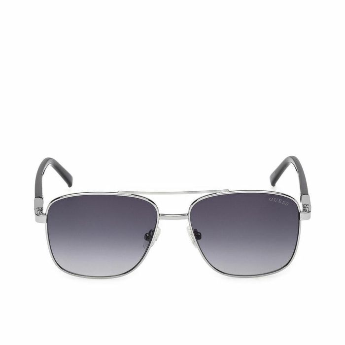Guess Gafas GU3040 10B Gafas de Sol Aviador Unisex - Montura Metal, Cristal 54 mm, Patillas 140 mm