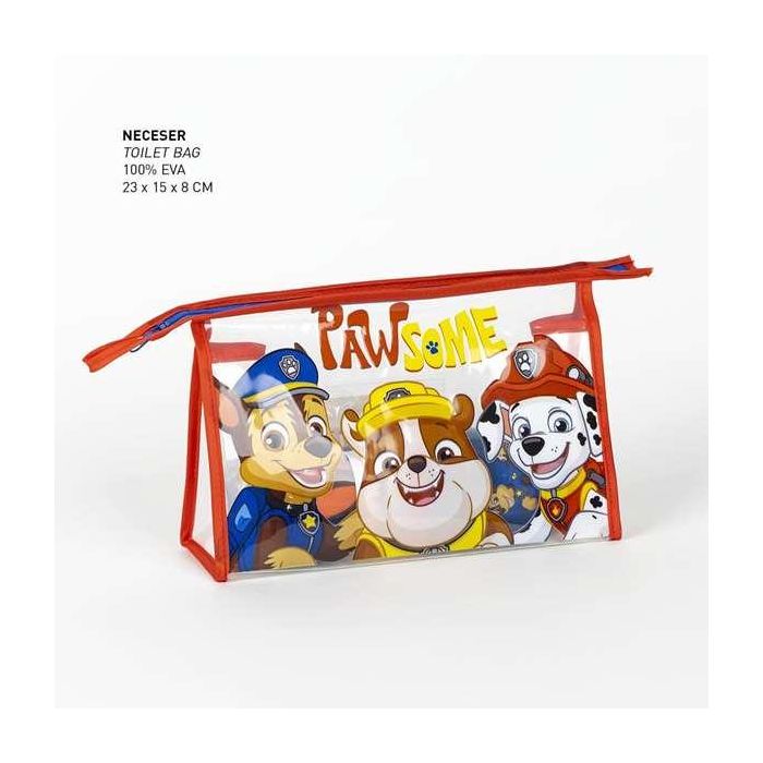 Neceser aseo de viaje con accesorios paw patrol 23.0 x 15.0 x 8.0 cm 1