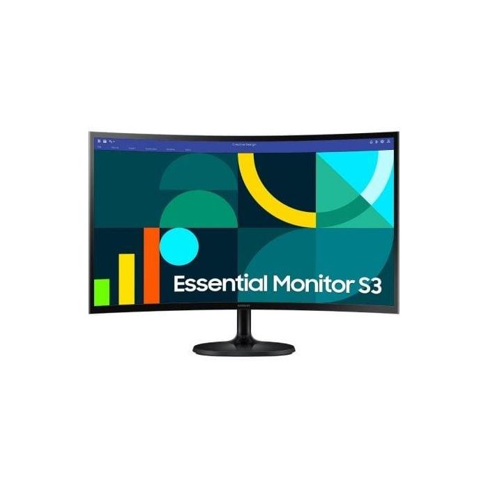 Monitor Profesional Samsung Essential Monitor S3 S36GD S27D362GAU/ 27"/ Full HD/ Negro Monitor Profesional Samsung Essential Monitor S3 S36GD S27D362GAU/ 27"/ Full HD/ Negro