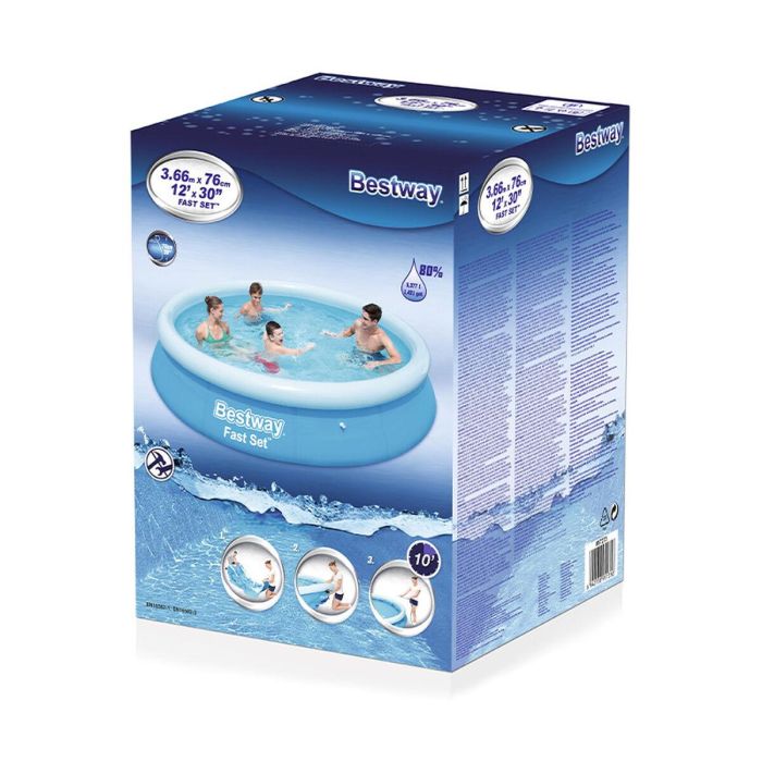 Bestway Piscina Hinchable Adulto 366x76 cm Jardin 57273 7