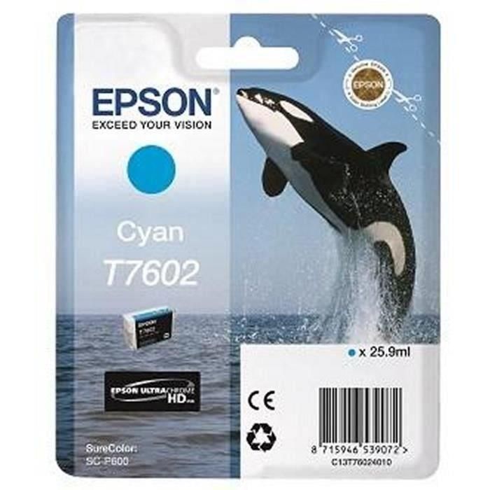 EPSON SURECOLOR SC-P600 Cartucho Cian 0 EPSON SURECOLOR SC-P600 Cartucho Cian 0