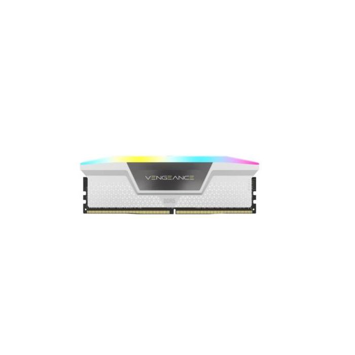Corsair Memoria DDR5 Vengeance RGB 32GB (2x16GB) 6400MHz CL36-48-48 Blanco CMH32GX5M2B6400Z36W 1