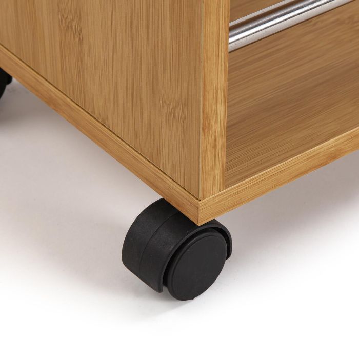 Estanteria 3 Baldas Con Ruedas Versa 24X83CM 2 Estanteria 3 Baldas Con Ruedas Versa 24X83CM 2