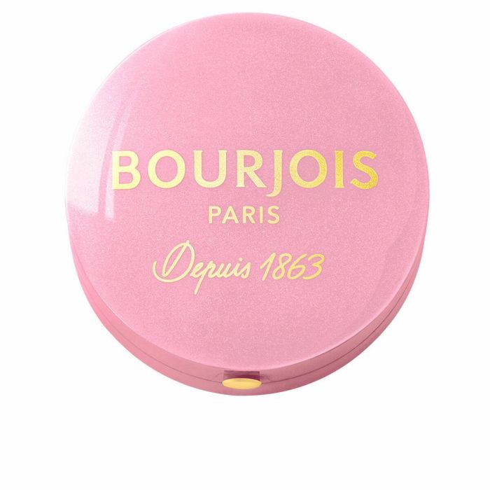 Bourjois Colorete en Polvo Compacto LITTLE ROUND pot #17 Rose Tendresse 2,5 g Acabado Natural Luminoso con Espejo y Brocha