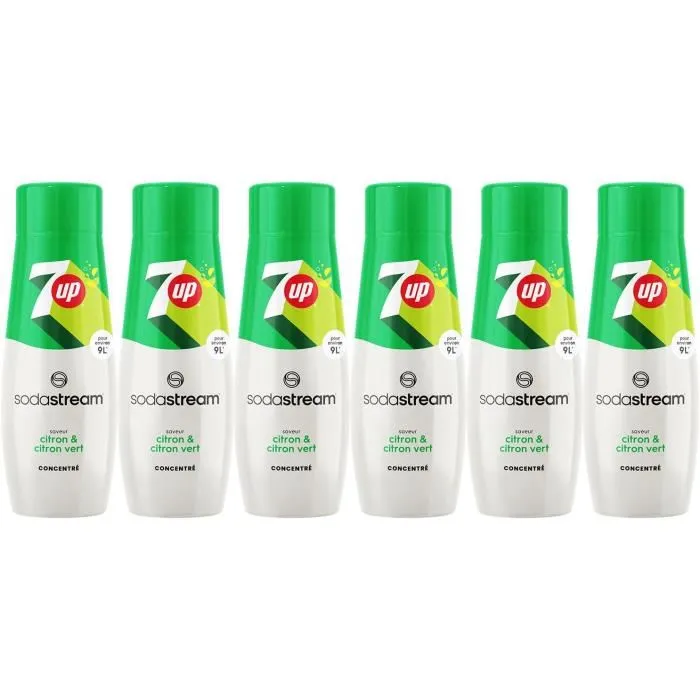 Sodastream Concentrado 7UP 440ml Lote de 6 0 Sodastream Concentrado 7UP 440ml Lote de 6 0