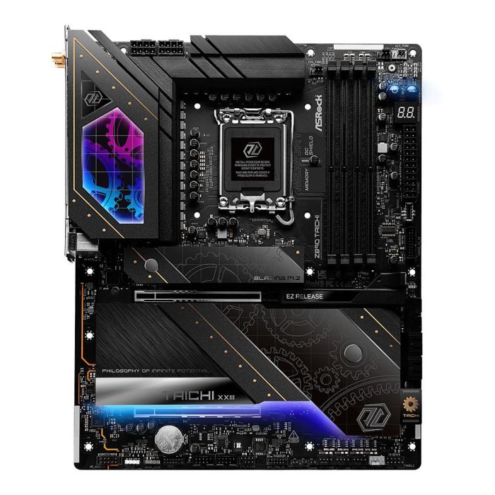 ASRock Z890 TAICHI 1851 ATX Placa Base para Intel LGA 1851, Soporte DDR5, HDMI, USB-C 1