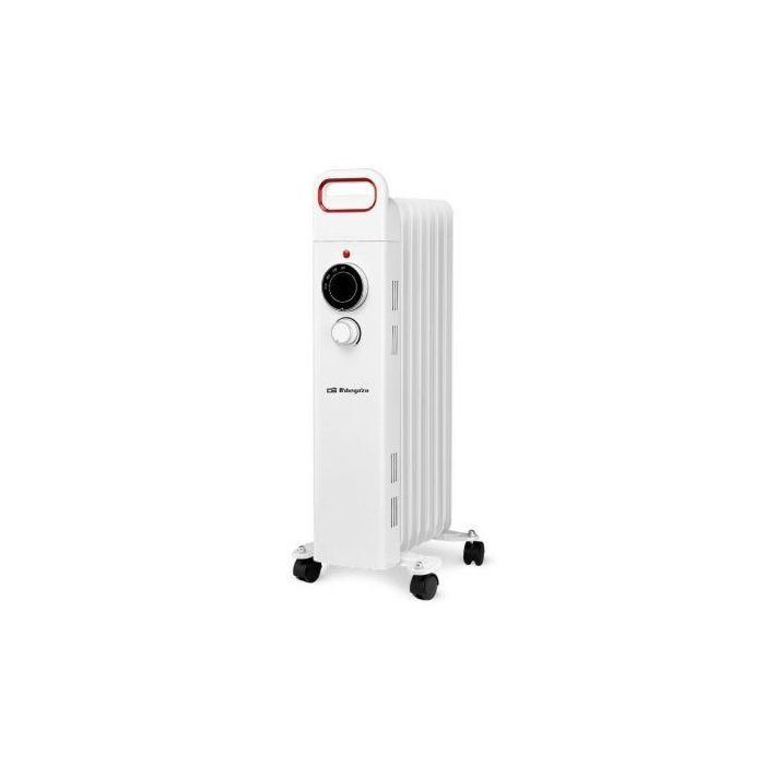 Orbegozo Radiador de Aceite RU 1500, 1500W, 7 Elementos Caloríficos, 3 Potencias de Calor