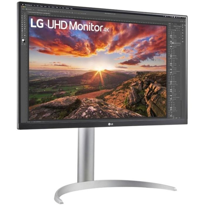 LG 27UP850K-W Monitor 27" (68.4cm) 4K UHD (3840x2160) IPS 5ms 60Hz HDR10 con HDMI, DisplayPort y Altavoces Blanco 2