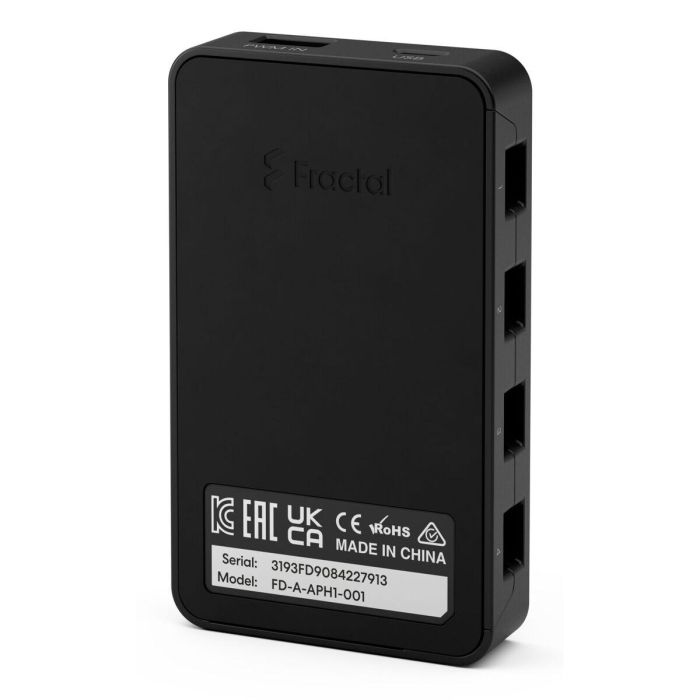 Fractal Design FRA7340172709084 Caja para PC Hub Adjust Pro Micro-USB 16 dispositivos ARGB Gen 2 Conector USB 2.0 interno Negro 1