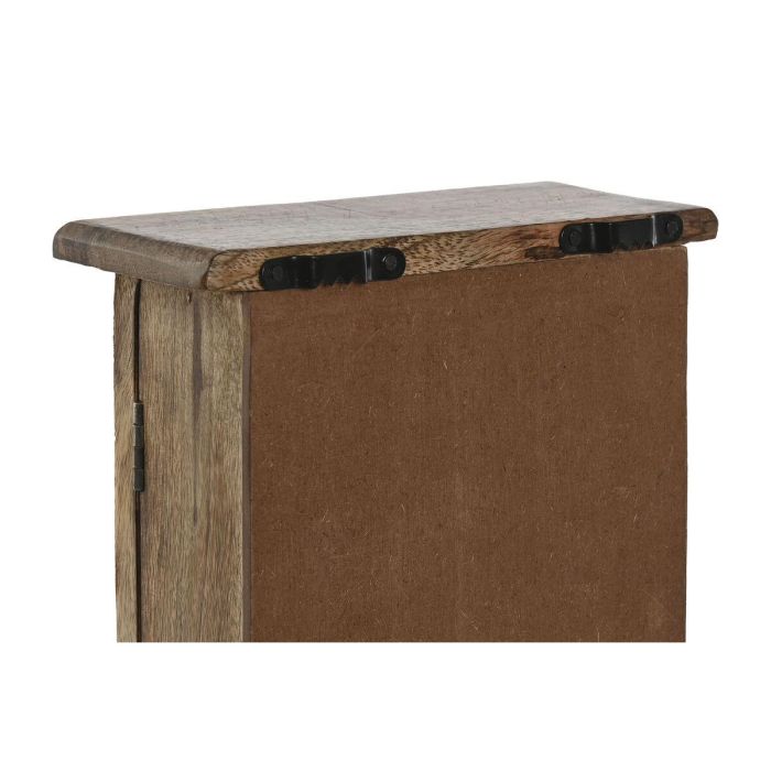 Armario de llaves Home ESPRIT Natural 18 x 7,5 x 28 cm 1 Armario de llaves Home ESPRIT Natural 18 x 7,5 x 28 cm 1