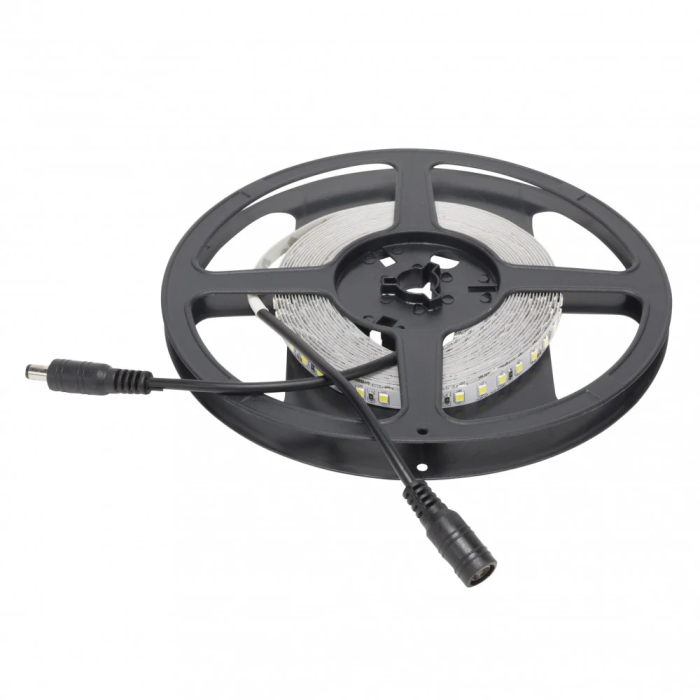 Tira de 600 LEDs 60W 5.500Lm CRI85 6000ºK SMD2835 24VDC x5M 40.000H [GR-RDT2835-120-24-CW]-Blanco Frío