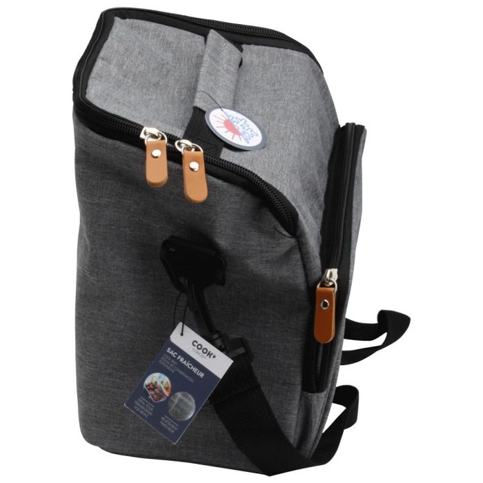 Cook Concept Bolsa Térmica Take Away 28x13x23 cm con Cremallera, Asa y Bolsillo Frontal 1 Cook Concept Bolsa Térmica Take Away 28x13x23 cm con Cremallera, Asa y Bolsillo Frontal 1