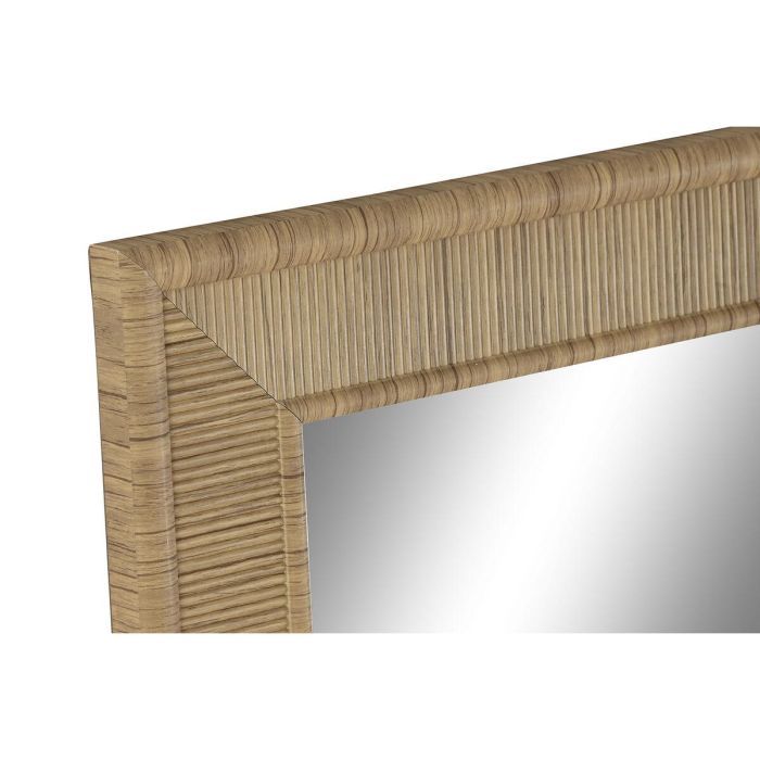 Espejo de pared Home ESPRIT Marrón Natural Scandi 74 X 2 X 194 cm (2 Unidades) 3