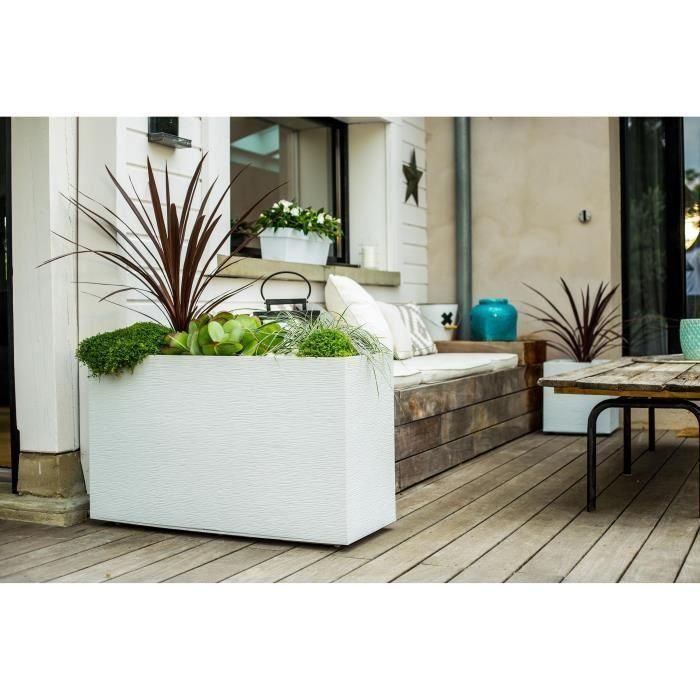 EDA Muret Graphit 99,5x39,5x60cm - Capacidad 116L - Blanco encalado 1 EDA Muret Graphit 99,5x39,5x60cm - Capacidad 116L - Blanco encalado 1