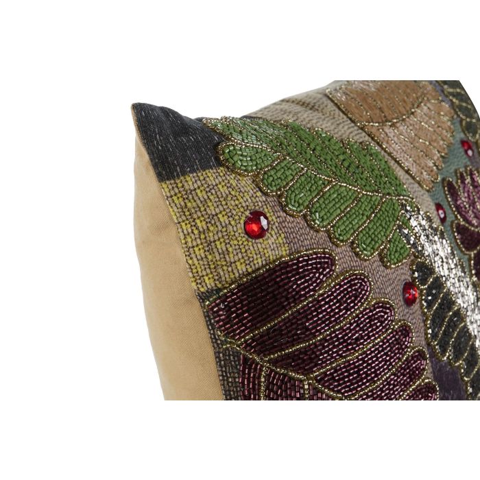 DKD Home Decor Funda Cojin Multicolor Poliéster Algodón Hojas Zipper 40 x 60 cm 6 DKD Home Decor Funda Cojin Multicolor Poliéster Algodón Hojas Zipper 40 x 60 cm 6