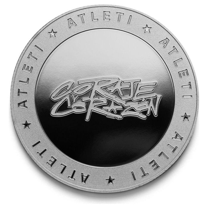 Atlético de Madrid Classic 2025-26 Moneda Oficial Coraje y Corazón Edición Coleccionista