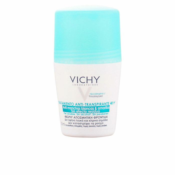 Vichy Deo Traitement Anti-Transpirant Antimanchas Blancas 48H Roll-On 50 mL Vichy Deo Traitement Anti-Transpirant Antimanchas Blancas 48H Roll-On 50 mL