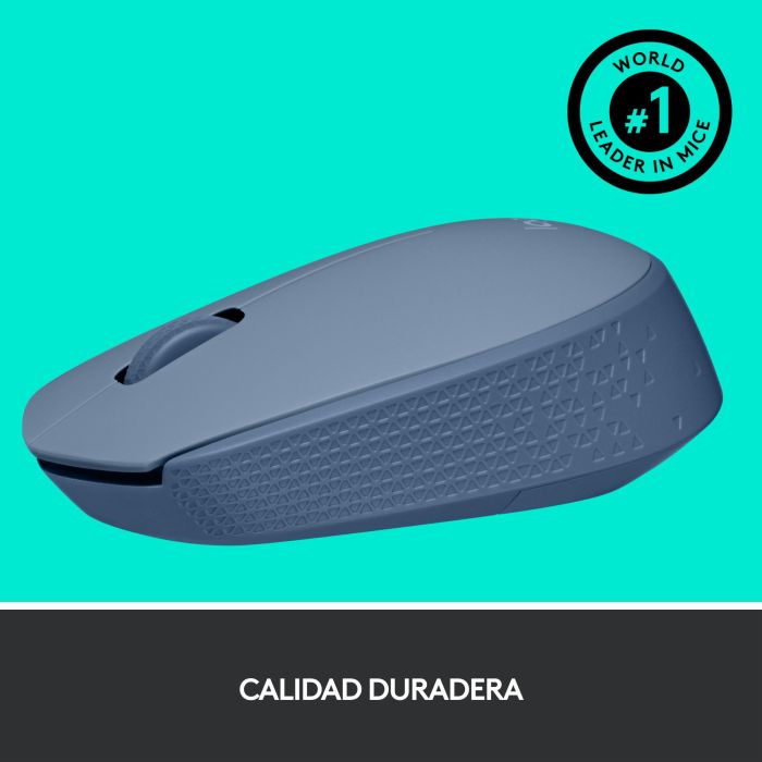 LOGITECH MOUSE RATON M171 OPTICO WIRELESS INALAMBRICO GRIS AZULADO 9 LOGITECH MOUSE RATON M171 OPTICO WIRELESS INALAMBRICO GRIS AZULADO 9