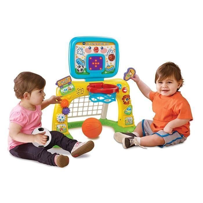 VTech Baby Multisport Interactive - Juguete 2 en 1 Baloncesto y Fútbol para Bebés de 12 a 36 Meses 3 VTech Baby Multisport Interactive - Juguete 2 en 1 Baloncesto y Fútbol para Bebés de 12 a 36 Meses 3